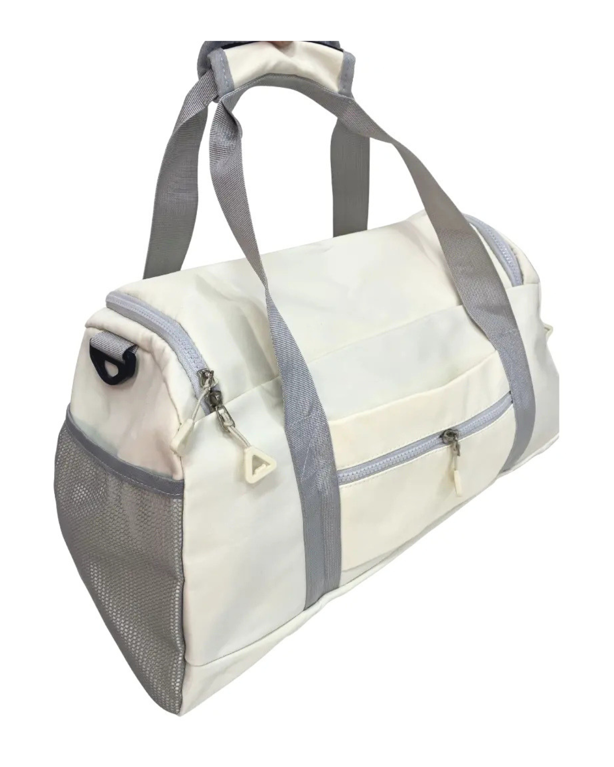 Bolso de mano deportivo blanco Mevak