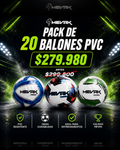 PACK DE 20 BALONES PVC