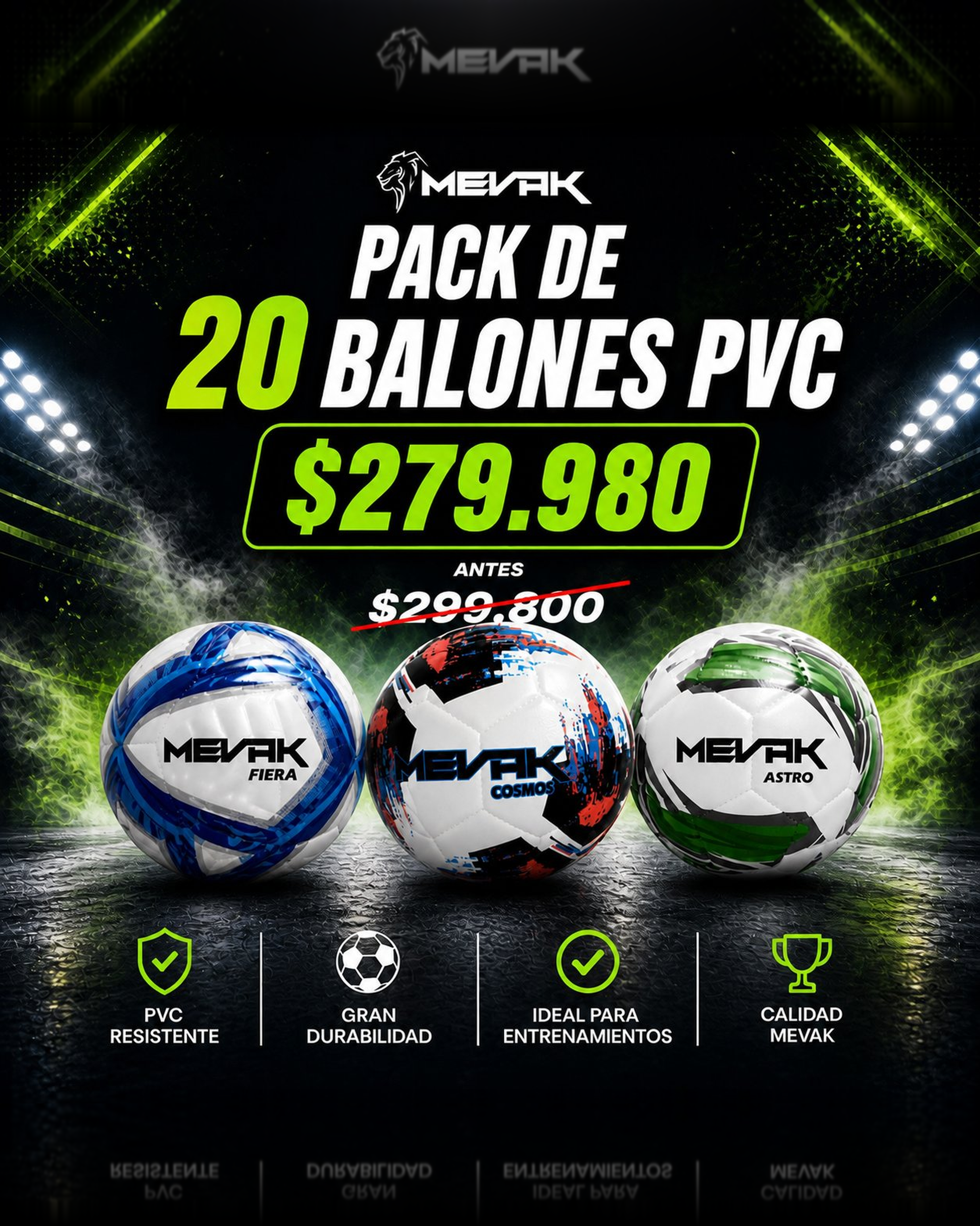 PACK DE 20 BALONES PVC