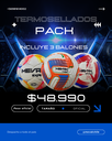 Pack 3 balones termosellados 
