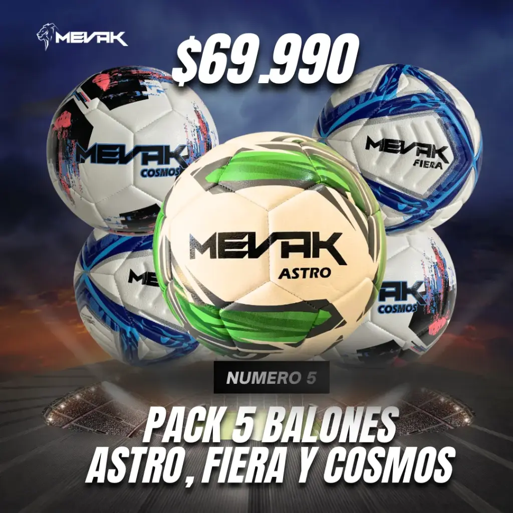 Pack 5 balones Fiera, Cosmos y astro