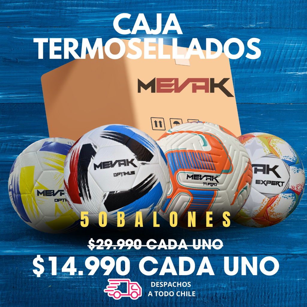 Pack 50 balones PU termosellados 