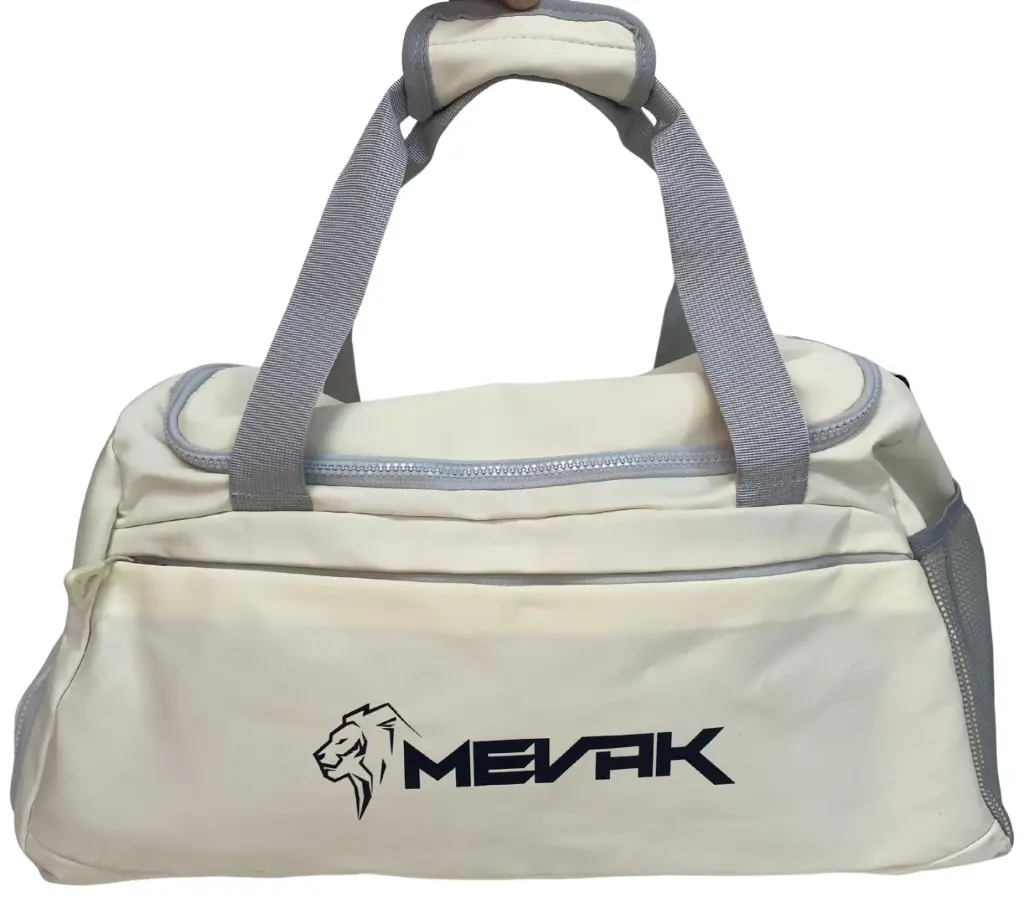 Bolso de mano deportivo blanco Mevak