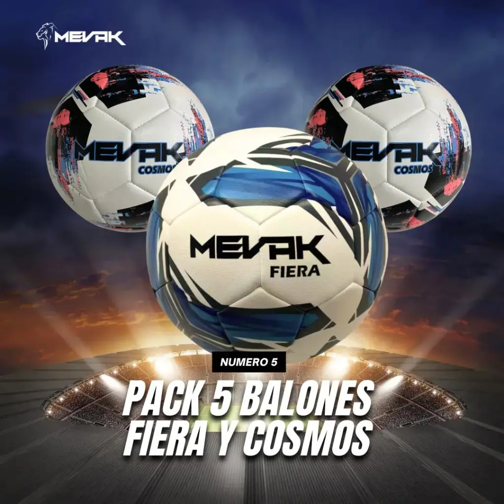 Pack 5 balones Fiera y Cosmos