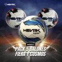Pack 5 balones Fiera y Cosmos
