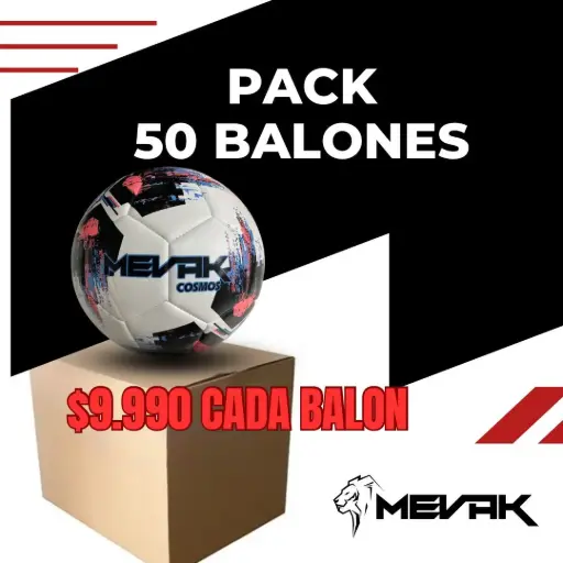 Pack 50 balones Fiera o Cosmos